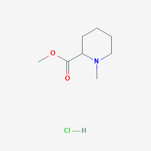 molecular formula C8H16ClNO2 B7959366 Methyl 1-methylpiperidine-2-carboxylate hydrochloride 