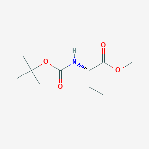 molecular formula C10H19NO4 B7959382 methyl (2S)-2-{[(tert-butoxy)carbonyl]amino}butanoate CAS No. 93267-05-1