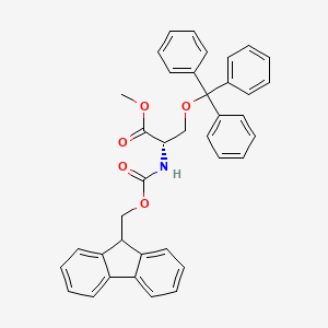 Methyl (2S)-2-{[(9H-fluoren-9-ylmethoxy)carbonyl]amino}-3-(triphenylmethoxy)propanoate