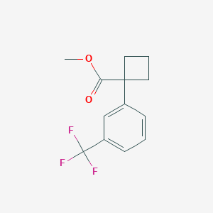 Methyl 1-[3-(trifluoromethyl)phenyl]cyclobutane-1-carboxylate