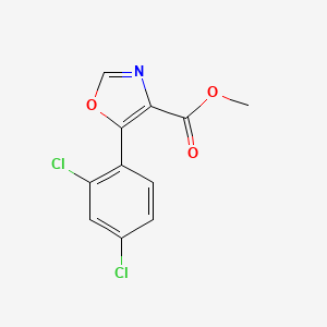 Methyl 5-(2,4-dichlorophenyl)-1,3-oxazole-4-carboxylate
