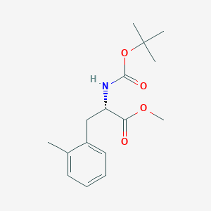 methyl (2S)-2-{[(tert-butoxy)carbonyl]amino}-3-(2-methylphenyl)propanoate