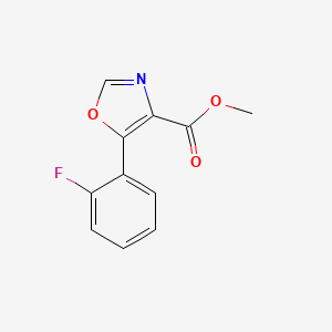Methyl 5-(2-fluorophenyl)oxazole-4-carboxylate