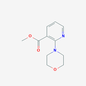 molecular formula C11H14N2O3 B7959474 Methyl 2-(morpholin-4-YL)pyridine-3-carboxylate 