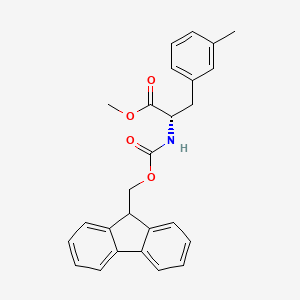 Methyl (2S)-2-{[(9H-fluoren-9-ylmethoxy)carbonyl]amino}-3-(3-methylphenyl)propanoate