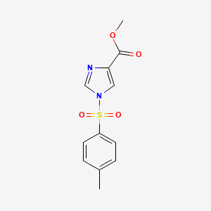 molecular formula C12H12N2O4S B7959540 Methyl 1-(4-methylphenyl)sulfonylimidazole-4-carboxylate 