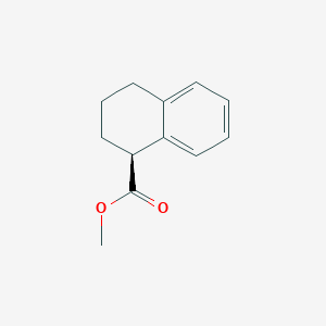 molecular formula C12H14O2 B7959558 (1S)-Tetralin-1-carboxylic acid methyl ester 