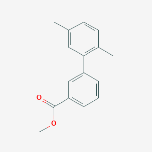 molecular formula C16H16O2 B7959662 Methyl 3-(2,5-dimethylphenyl)benzoate 