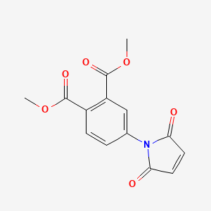 molecular formula C14H11NO6 B7959666 Dimethyl 4-(2,5-dioxo-2,5-dihydro-1H-pyrrol-1-yl)phthalate CAS No. 62351-82-0