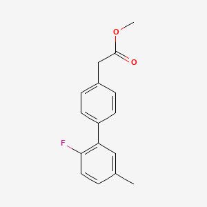 Methyl 2-[4-(2-fluoro-5-methylphenyl)phenyl]acetate