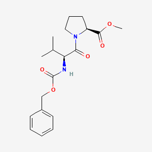 molecular formula C19H26N2O5 B7960072 (S)-Methyl 1-((S)-2-(((benzyloxy)carbonyl)amino)-3-methylbutanoyl)pyrrolidine-2-carboxylate CAS No. 51827-14-6