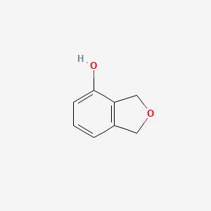 molecular formula C8H8O2 B7960269 1,3-Dihydroisobenzofuran-4-ol 