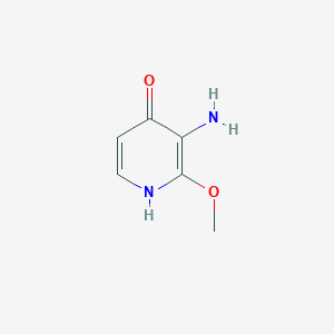 molecular formula C6H8N2O2 B7960294 3-amino-2-methoxy-1H-pyridin-4-one 