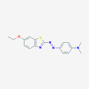 B079603 4-[(E)-(6-Ethoxy-1,3-benzothiazol-2-yl)diazenyl]-N,N-dimethylaniline CAS No. 13462-96-9