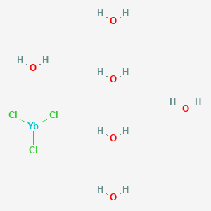 molecular formula Cl3H12O6Yb B7960321 Ytterbium(III) chloride hexahydrate 