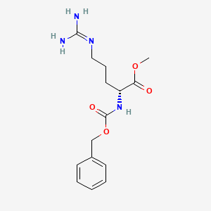 molecular formula C15H22N4O4 B7960403 Methyl (2R)-2-{[(benzyloxy)carbonyl]amino}-5-carbamimidamidopentanoate 