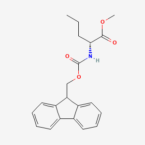 Methyl (2R)-2-{[(9H-fluoren-9-ylmethoxy)carbonyl]amino}pentanoate