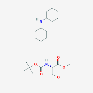 dicyclohexylamine methyl (2S)-2-{[(tert-butoxy)carbonyl]amino}-3-methoxypropanoate