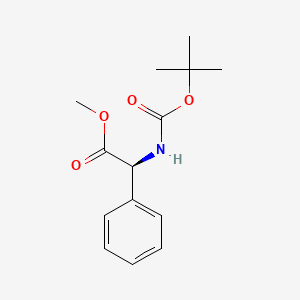 molecular formula C14H19NO4 B7960457 Boc-L-Phenyl Gly-OMe 
