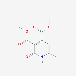 molecular formula C10H11NO5 B7960486 3,4-Dimethyl 2-hydroxy-6-methylpyridine-3,4-dicarboxylate 