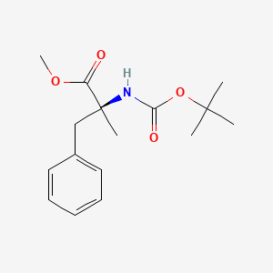 methyl (2S)-2-{[(tert-butoxy)carbonyl]amino}-2-methyl-3-phenylpropanoate