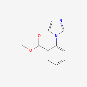 molecular formula C11H10N2O2 B7960612 methyl 2-(1H-imidazol-1-yl)benzoate 