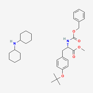 dicyclohexylamine methyl (2S)-2-{[(benzyloxy)carbonyl]amino}-3-[4-(tert-butoxy)phenyl]propanoate
