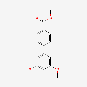 molecular formula C16H16O4 B7960636 Methyl 4-(3,5-dimethoxyphenyl)benzoate 