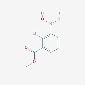 [2-Chloro-3-(methoxycarbonyl)phenyl]boronic acid