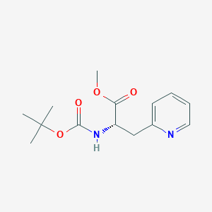 methyl (2S)-2-{[(tert-butoxy)carbonyl]amino}-3-(pyridin-2-yl)propanoate