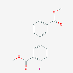 Methyl 2-fluoro-5-[3-(methoxycarbonyl)phenyl]benzoate