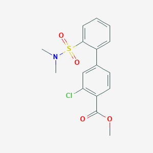 Methyl 2-chloro-4-[2-(dimethylsulfamoyl)phenyl]benzoate