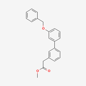 Methyl 2-{3-[3-(benzyloxy)phenyl]phenyl}acetate