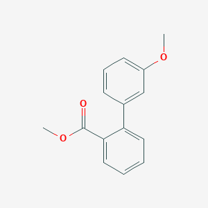 molecular formula C15H14O3 B7960821 Methyl 2-(3-methoxyphenyl)benzoate 