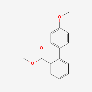 molecular formula C15H14O3 B7960842 Methyl 2-(4-methoxyphenyl)benzoate 