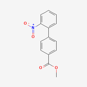 molecular formula C14H11NO4 B7960947 Methyl 4-(2-nitrophenyl)benzoate 