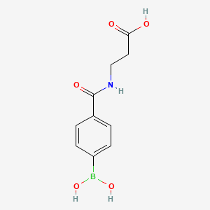 3-{[4-(Dihydroxyboranyl)phenyl]formamido}propanoic acid