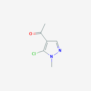 molecular formula C6H7ClN2O B7961109 1-(5-Chloro-1-methyl-1h-pyrazol-4-yl)ethanone 