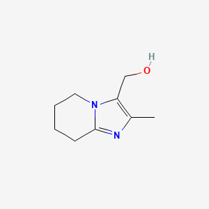 (2-Methyl-5,6,7,8-tetrahydroimidazo[1,2-a]pyridin-3-yl)methanol