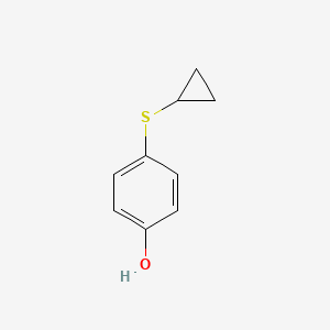 molecular formula C9H10OS B7961131 4-(Cyclopropylsulfanyl)phenol 
