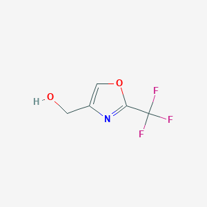 molecular formula C5H4F3NO2 B7961141 [2-(Trifluoromethyl)-1,3-oxazol-4-yl]methanol 