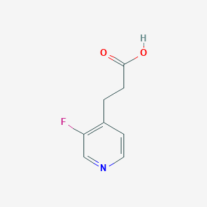 molecular formula C8H8FNO2 B7961148 3-(3-FLuoropyridin-4-yl)propanoic acid 