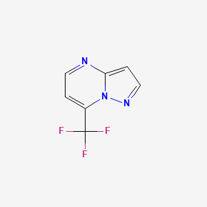 molecular formula C7H4F3N3 B7961172 7-(Trifluoromethyl)pyrazolo[1,5-a]pyrimidine 