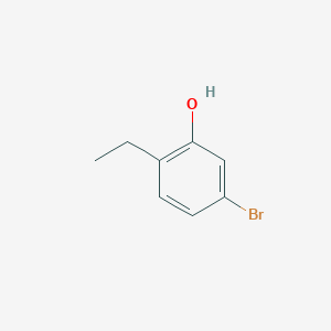 molecular formula C8H9BrO B7961241 5-Bromo-2-ethylphenol 