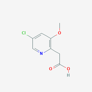 2-(5-Chloro-3-methoxypyridin-2-yl)acetic acid