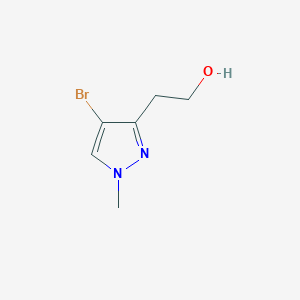 molecular formula C6H9BrN2O B7961249 2-(4-Bromo-1-methyl-1H-pyrazol-3-yl)ethan-1-ol 