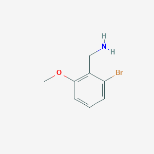 molecular formula C8H10BrNO B7961265 2-Bromo-6-methoxybenzylamine 