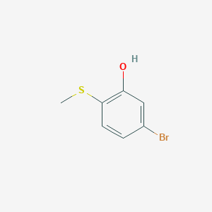 5-Bromo-2-(methylsulfanyl)phenol