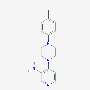 B079613 Piperazine, 1-(3-amino-4-pyridyl)-4-(p-tolyl)- CAS No. 14549-71-4
