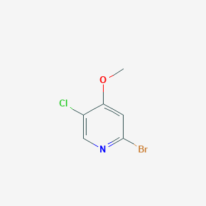 molecular formula C6H5BrClNO B7961327 2-Bromo-5-chloro-4-methoxypyridine 